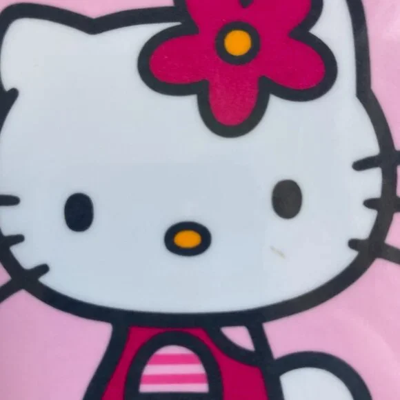 Hello Kitty Melamine Plate & Bowl Set, Vintage 2001 - Picture 9 of 9